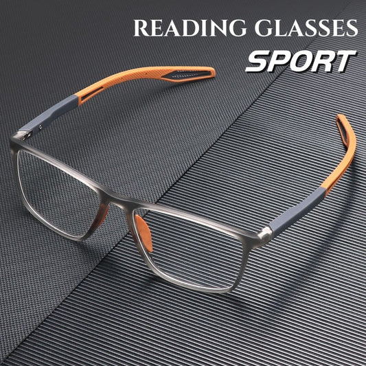 Férfi sport ultra könnyű anti-kék presbyopikus szemüveg