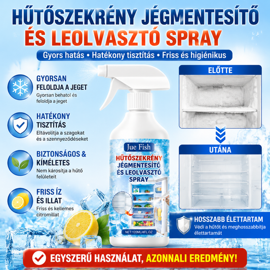 ❄️ Gyors Jégmentesítő Spray: Azonnali Hatás – Raktáron! 🧴