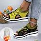 👡🏖️ Női Vastag Talpú Strandpapucs: Kifogástalan Kényelem és Nyitott Orrú Dizájn! 🛍️