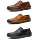 👞 Elegáns Természetes Bőr Férfi Cipő: Kényelmes Mindennapi Viselet – Raktáron! ✨