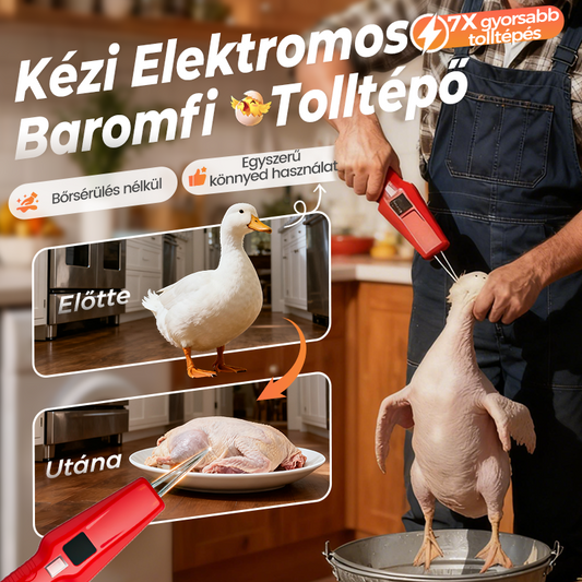🔥🐓Elektromos baromfi tolltépő gép – Egyszerű tolltépés, idő- és energiamegtakarítás!🦆