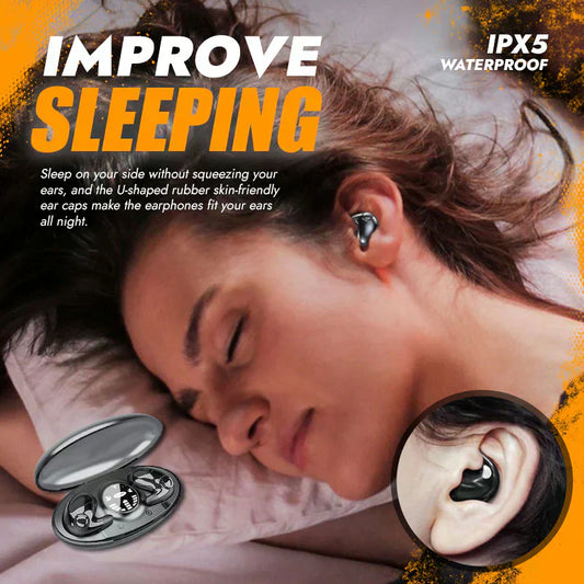 🔥 Láthatatlan Sleep vezeték nélküli fülhallgató IPX5 vízálló 🎵🥰