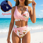 🌸 Magas Dereki Virágmintás Bikini: Hangsúlyozd az Alakod – Raktáron! 👙