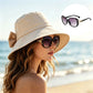 👒 Széles Karimájú, Masnis Napkalap: UV-Védelem és Stílus – Raktáron! ☀️