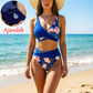 🌸 Magas Dereki Virágmintás Bikini: Hangsúlyozd az Alakod – Raktáron! 👙