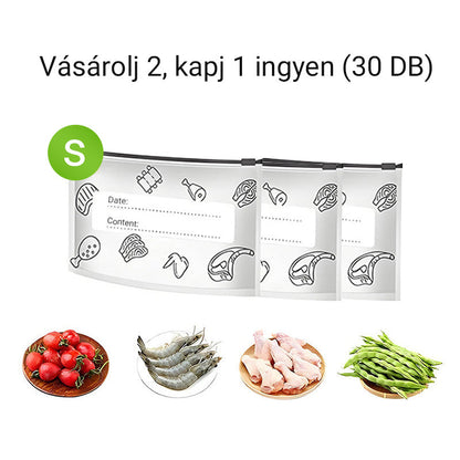 ✨ Újrafelhasználható alumínium fólia zárható tároló zsákok