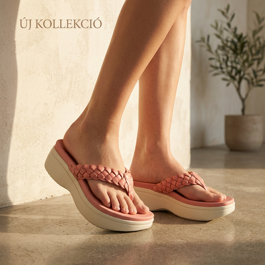 💃🌸 Női Támogató Szandál: Anatómiai Talp és Egyszerű Elegancia! 👡