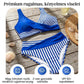 👙 S-3XL Színblokkos Bikini: Stílusos és Alakformáló Két Részes Fürdőruha 🌊 – Raktáron & Utánvétes 📦🚚