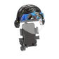 Motorcycle Phone Mount with Mini Helmet Sun Visor Shield