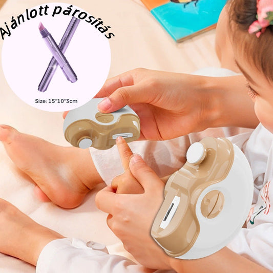 🔥2 az 1-ben Elektromos, polírozó, automata körömvágó gép