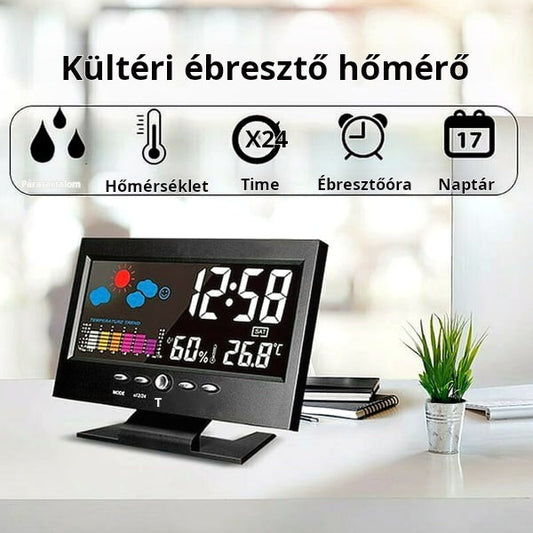 ⏰ Digitális LED asztali ébresztőóra 🌡️