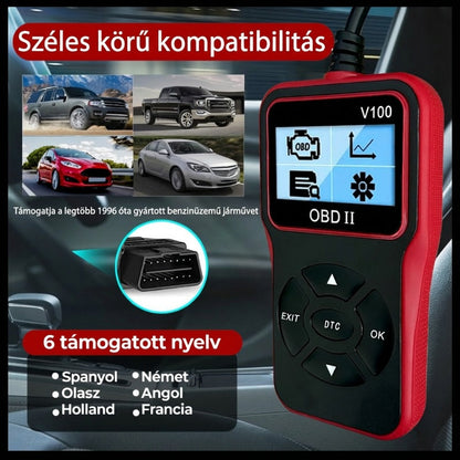 Autóhibakód-olvasó – Diagnózis 1 perc alatt! Törölje a hibát otthon! 🚗💡