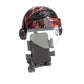 Motorcycle Phone Mount with Mini Helmet Sun Visor Shield