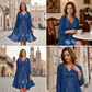 【M-3XL】💞Női ruha + hosszú kabát szett