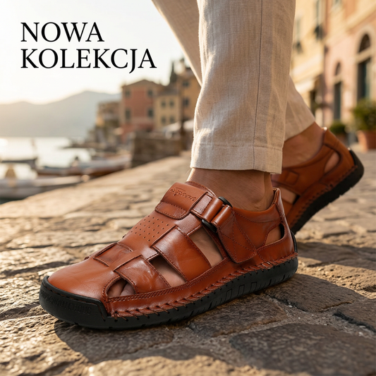 👟 Férfi Zárt Orrú Strandpapucs: Légáteresztő Kényelem és Ütközésvédelem – Raktáron! 🏖️