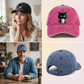🐱 Cuki Fekete Maccska Vintage Baseball Sapka – A Kedvenc Kedvenc
