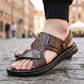 👞 Férfi Bőr Szandál – A Prémium Kényelem és Stílus