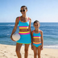 🏖️ Tavaszi újdonság: Színpompás Bikini – Színblokkos és Patchwork