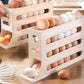 🍳 4‑szintű billenő tojástartó állvány – praktikus tároló tojásokhoz a konyhában