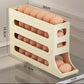 🍳 4‑szintű billenő tojástartó állvány – praktikus tároló tojásokhoz a konyhában