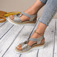 👡Női Divat Nyitott Sarokú Wedge Sandálok