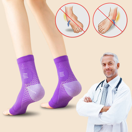 🔥Vásárlás 1 kap 1🔥Kompressziós zokni láb- és bokatámasszal🧦