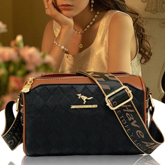 🌸👜Prémium háromrétegű gyémánt mintás divatos crossbody táska