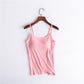 【S-6XL】👙Szexi Gathering Bra Tank Top beépített melltartóval