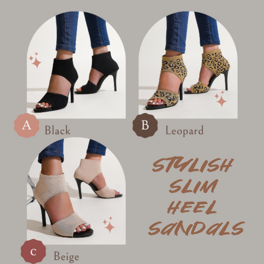 Women's Stylish Slim Heel Sandals💖Spring sale-49% OFF