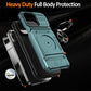 Kártyatartó Heavy Duty Védő tok Ring mágneses Kickstand telefon Cover