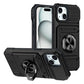 Kártyatartó Heavy Duty Védő tok Ring mágneses Kickstand telefon Cover