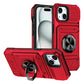 Kártyatartó Heavy Duty Védő tok Ring mágneses Kickstand telefon Cover