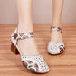 Női kényelmes Vintage Toe Wrap szandálok