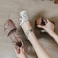 Női kényelmes Vintage Toe Wrap szandálok