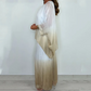 Mesh Mix Dip Dye Loose Flowy felső és nadrág szett🌺
