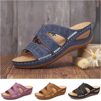 2025 Prémium ortopéd szandál vastag platformmal