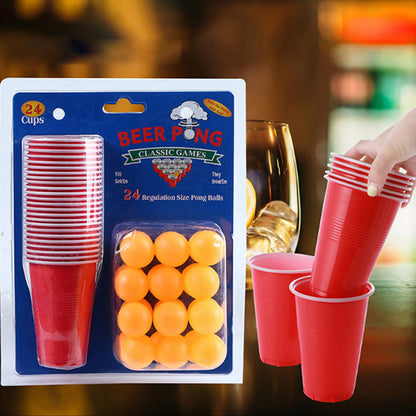 🔥Party Essentials 🔥Beer Pong Game Set 24 PCS