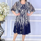 【M-4XL】💃Sima ruha zebramintával