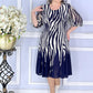 【M-4XL】💃Sima ruha zebramintával