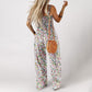 【S-2XL】🦋Női alkalmi nyomtatás ujjatlan overáll Jumpsuitok