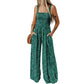 【S-2XL】🦋Női alkalmi nyomtatás ujjatlan overáll Jumpsuitok