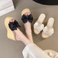 Női Bowknot platform szandál