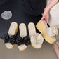 Női Bowknot platform szandál