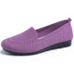 Női hálós légáteresztő lapos slip-on alkalmi cipők