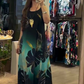 Női laza nyomtatott ujjatlan Maxi ruha🌺
