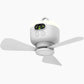 💖 Újratölthető mennyezeti ventilátor LED-es lámpákkal – Hűvös és világos bárhol ✨