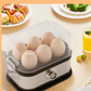 🔥 2025-ÖS NAGY AKCIÓ 50% KEDVEZMÉNY 🎉👩‍🍳 Multifunkciós tojáspároló átlátszó fedéllel 🥚💕