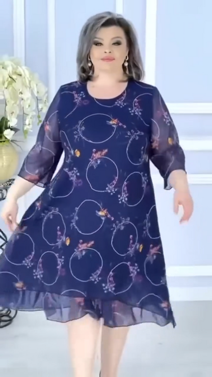 ✨Divatos, lélegző, nyomtatott ruha