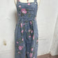 😍【S-XL】🌸2025 Új Divat🌸 Vintage Virágmintás Farmer Overall