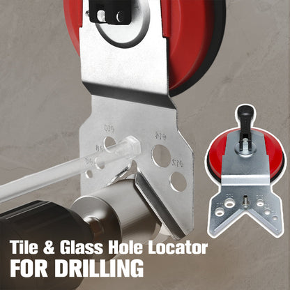 Csempe- és üvegfúró pozicionáló sablon